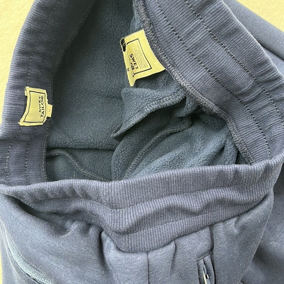 NEW Swet Tailor M Stretch Fleece Jogger Sweatpants Admiral Blue Cotton Blend Poc - Picture 10 of 11